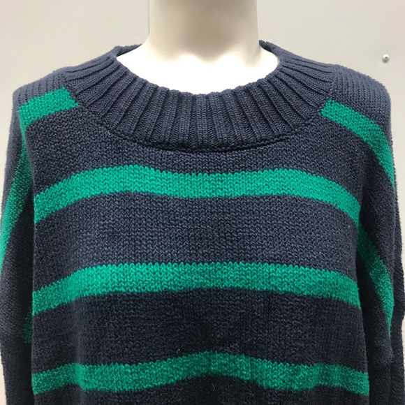525 America Stripe Drop Shoulder Pullover Sweater - Picture 2 of 6